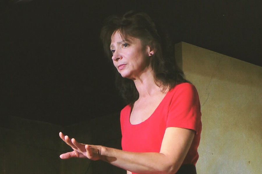 Elisabeth Karrer Kabarett Auftritt im Frhlich's Wirtshaus am 13.09.2013